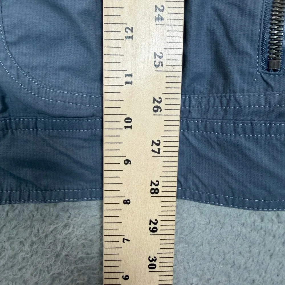 Kuhl Womens Blue Grey Arktik Utility Field Jacket Hidden Hood Size Large